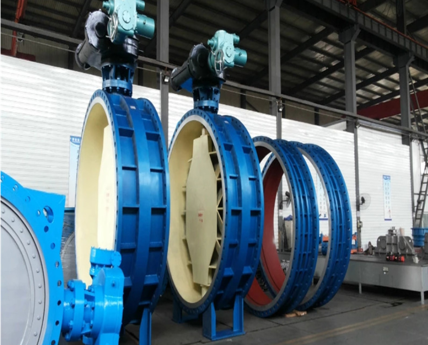 Product Display of Butterfly Valve in factory
