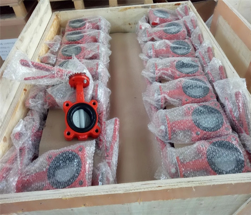 Cast iron rubber seat Butterfly Valve Water Type