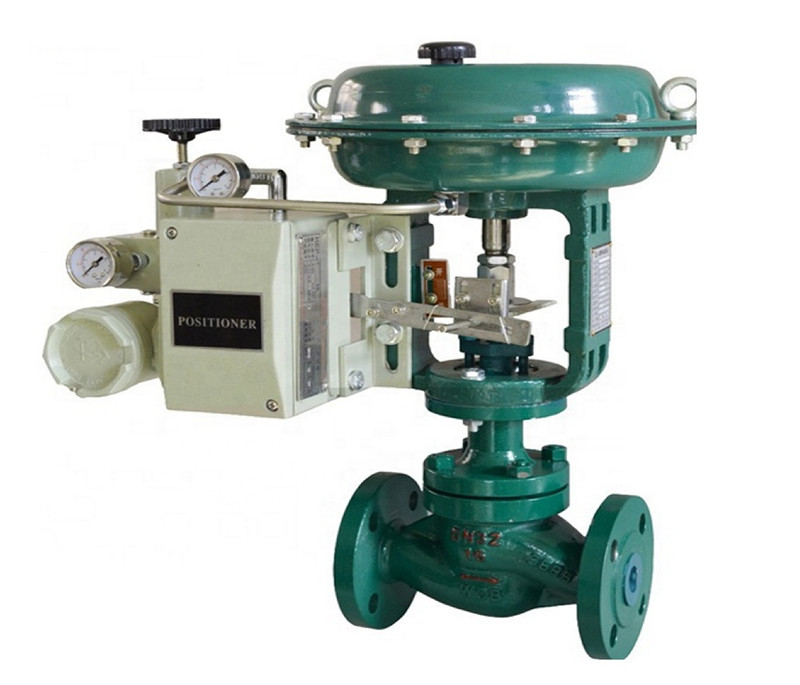 Pneumatic Globe Valve Single Seat Pneumatic Steam Control Valve with Positioner