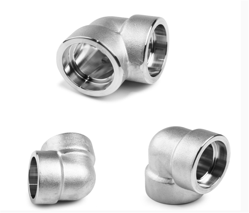 High Pressure Carbon Steel Pipe Fittings Elbow 3000BL Forged A105